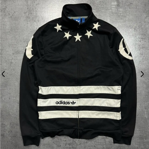 adidas Other - Adidas originals vintage track jacket.  Adidas Black& White Star Pattern Jacket
